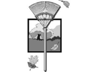 Sticker Custom Preview Image #066475 Gardening Rake03