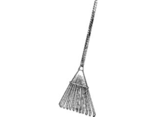 Sticker Custom Preview Image #066478 Gardening Rake06