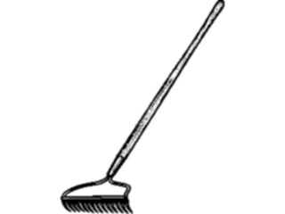 Sticker Custom Preview Image #066482 Gardening Rake10