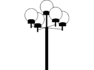 Sticker Custom Preview Image #066549 Gardening Street Lamp02