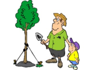 Sticker Custom Preview Image #066571 Gardening Tree Planted