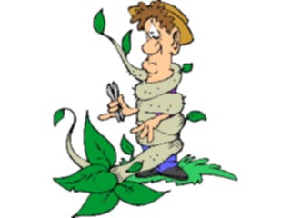 Sticker Custom Preview Image #066580 Gardening Trimming Vine