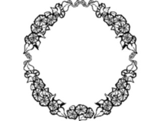 Sticker Custom Preview Image #066600 Gardening Vine Frame