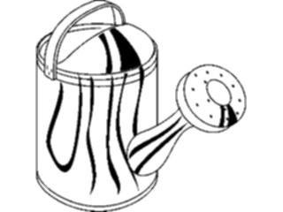 Sticker Custom Preview Image #066610 Gardening Watering Can06