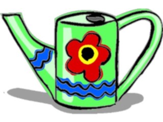 Sticker Custom Preview Image #066629 Gardening Watering Can25