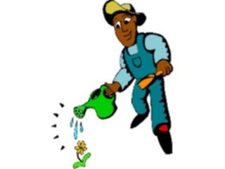 Sticker Custom Preview Image #066639 Gardening Watering Flower3