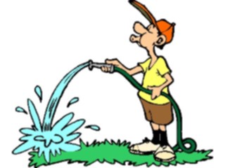 Sticker Custom Preview Image #066647 Gardening Watering Lawn2