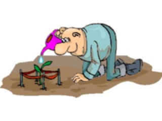 Sticker Custom Preview Image #066649 Gardening Watering Plant2