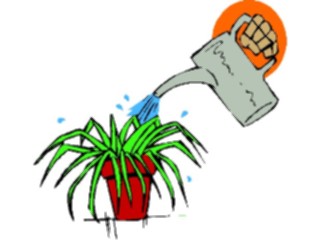 Sticker Custom Preview Image #066650 Gardening Watering Plant3