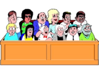 Sticker Custom Preview Image #066877 Government Judicial Branch Jury2
