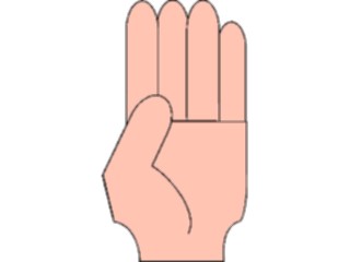 Sticker Custom Preview Image #067358 Hands Hands Alone Fingers Counting4