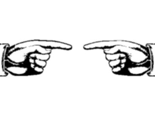 Sticker Custom Preview Image #067361 Hands Hands Alone Fingers Pointing
