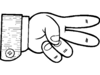 Sticker Custom Preview Image #067364 Hands Hands Alone Fingers Two