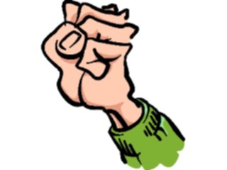 Sticker Custom Preview Image #067366 Hands Hands Alone Fist01