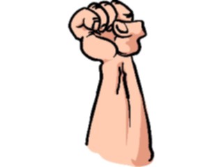 Sticker Custom Preview Image #067369 Hands Hands Alone Fist04