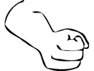 Sticker Custom Preview Image #067374 Hands Hands Alone Fist09