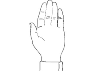 Sticker Custom Preview Image #067390 Hands Hands Alone Hand07
