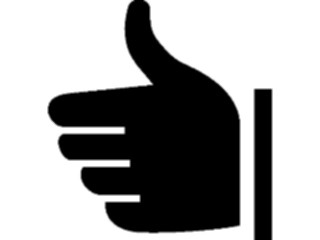 Sticker Custom Preview Image #067533 Hands Hands Alone Thumbs Up10