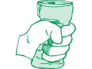 Sticker Custom Preview Image #067615 Hands Handswith Objects Crushing Can