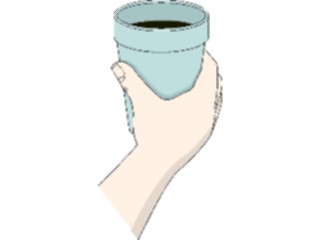 Sticker Custom Preview Image #067624 Hands Handswith Objects Drink