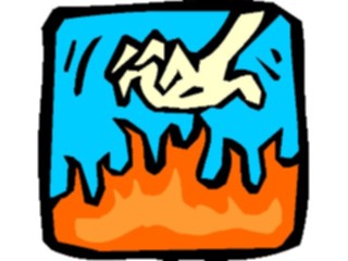 Sticker Custom Preview Image #067630 Hands Handswith Objects Fire
