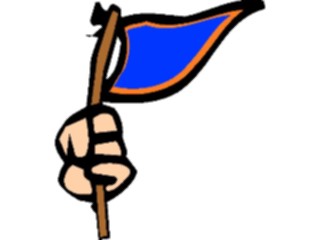 Sticker Custom Preview Image #067631 Hands Handswith Objects Flag1
