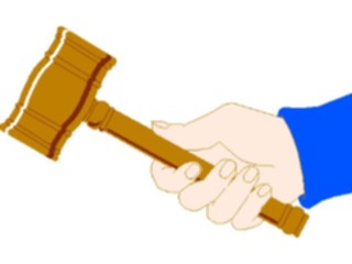 Sticker Custom Preview Image #067641 Hands Handswith Objects Gavel1