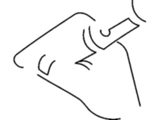 Sticker Custom Preview Image #067769 Hands Handswith Objects Pen03