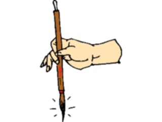 Sticker Custom Preview Image #067772 Hands Handswith Objects Pen06