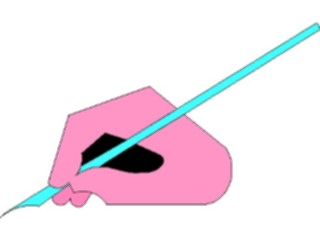 Sticker Custom Preview Image #067774 Hands Handswith Objects Pen08