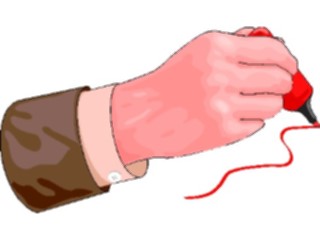 Sticker Custom Preview Image #067777 Hands Handswith Objects Pen11