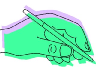 Sticker Custom Preview Image #067779 Hands Handswith Objects Pen13