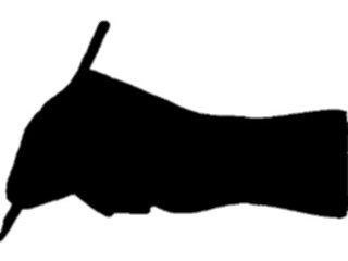 Sticker Custom Preview Image #067781 Hands Handswith Objects Pencil02