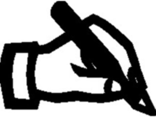 Sticker Custom Preview Image #067783 Hands Handswith Objects Pencil04
