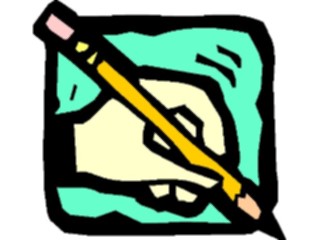 Sticker Custom Preview Image #067787 Hands Handswith Objects Pencil08