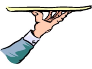 Sticker Custom Preview Image #067796 Hands Handswith Objects Platter1
