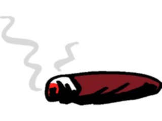Sticker Custom Preview Image #067999 Health Medical Cartoons Cigar1
