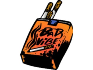 Sticker Custom Preview Image #068011 Health Medical Cartoons Cigarettes2