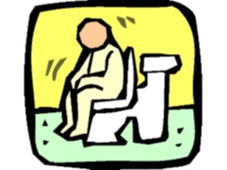 Sticker Custom Preview Image #068021 Health Medical Cartoons Constipation