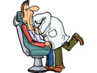Sticker Custom Preview Image #068044 Health Medical Cartoons Dentist Closer Look