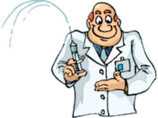 Sticker Custom Preview Image #068051 Health Medical Cartoons Dentistwith Syringe2