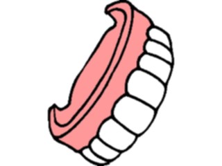 Sticker Custom Preview Image #068052 Health Medical Cartoons Dentures1