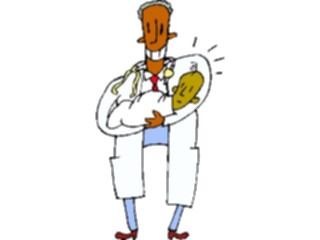 Sticker Custom Preview Image #068081 Health Medical Cartoons Doctor Baby1