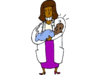 Sticker Custom Preview Image #068082 Health Medical Cartoons Doctor Baby2