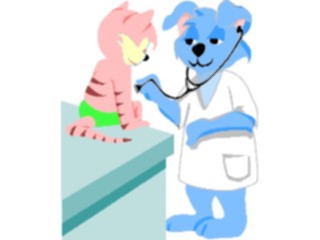Sticker Custom Preview Image #068089 Health Medical Cartoons Doctor Dog1