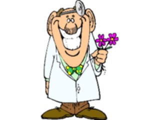 Sticker Custom Preview Image #068091 Health Medical Cartoons Doctor Flowers