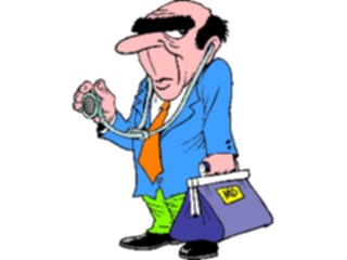 Sticker Custom Preview Image #068093 Health Medical Cartoons Doctor House Call