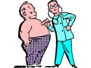 Sticker Custom Preview Image #068095 Health Medical Cartoons Doctor Listening