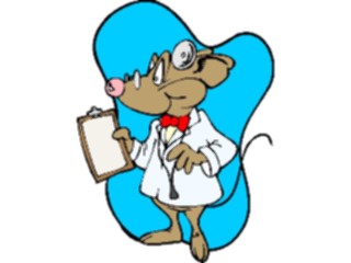 Sticker Custom Preview Image #068097 Health Medical Cartoons Doctor Mouse1
