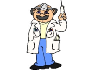 Sticker Custom Preview Image #068099 Health Medical Cartoons Doctor Needle